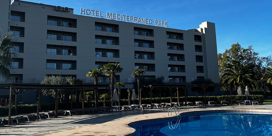 Pool at Hotel Mediterráneo Park, Catalonia