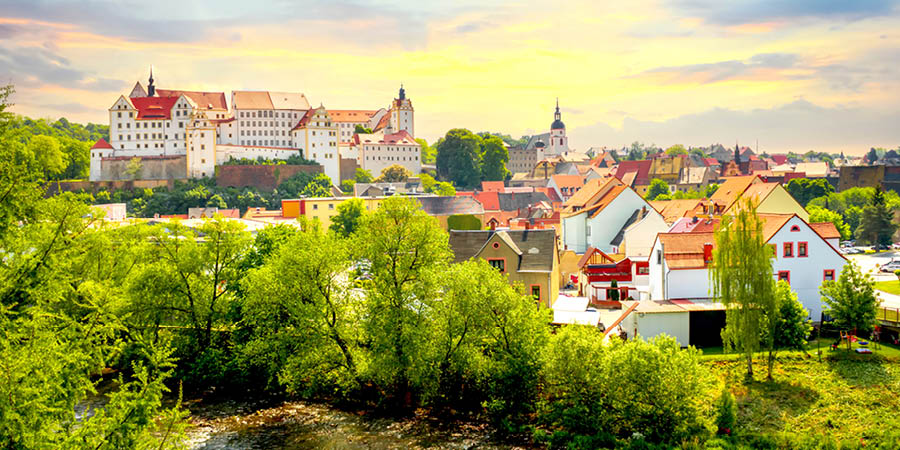 Visiting the infamous fortress of Colditz