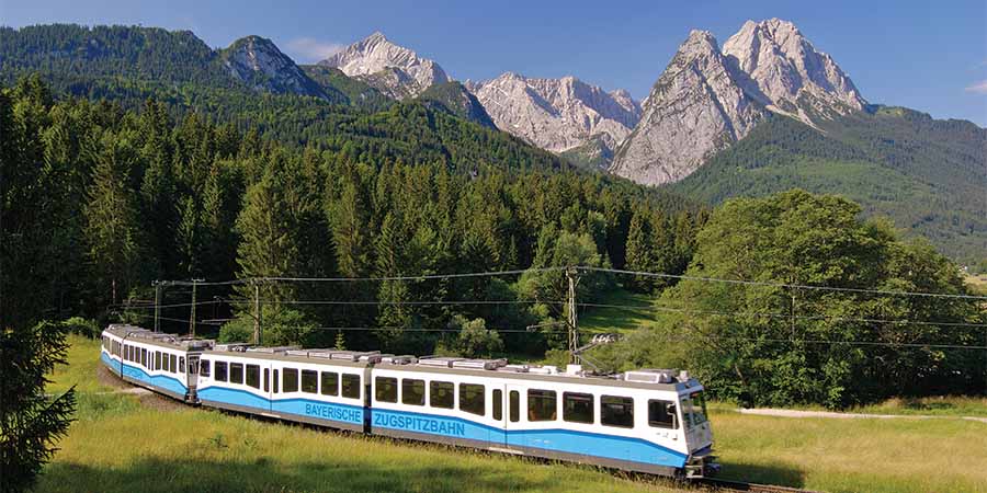Soaking up alpine views on the Zugspitze Railway