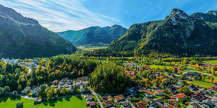 Oberammergau, Ammergau Alps, Germany